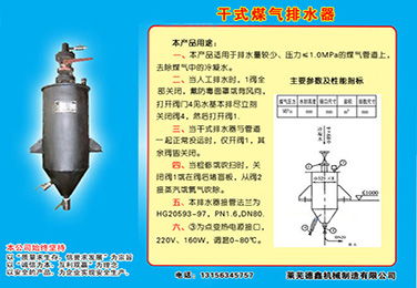 DGSY干式煤气排水器